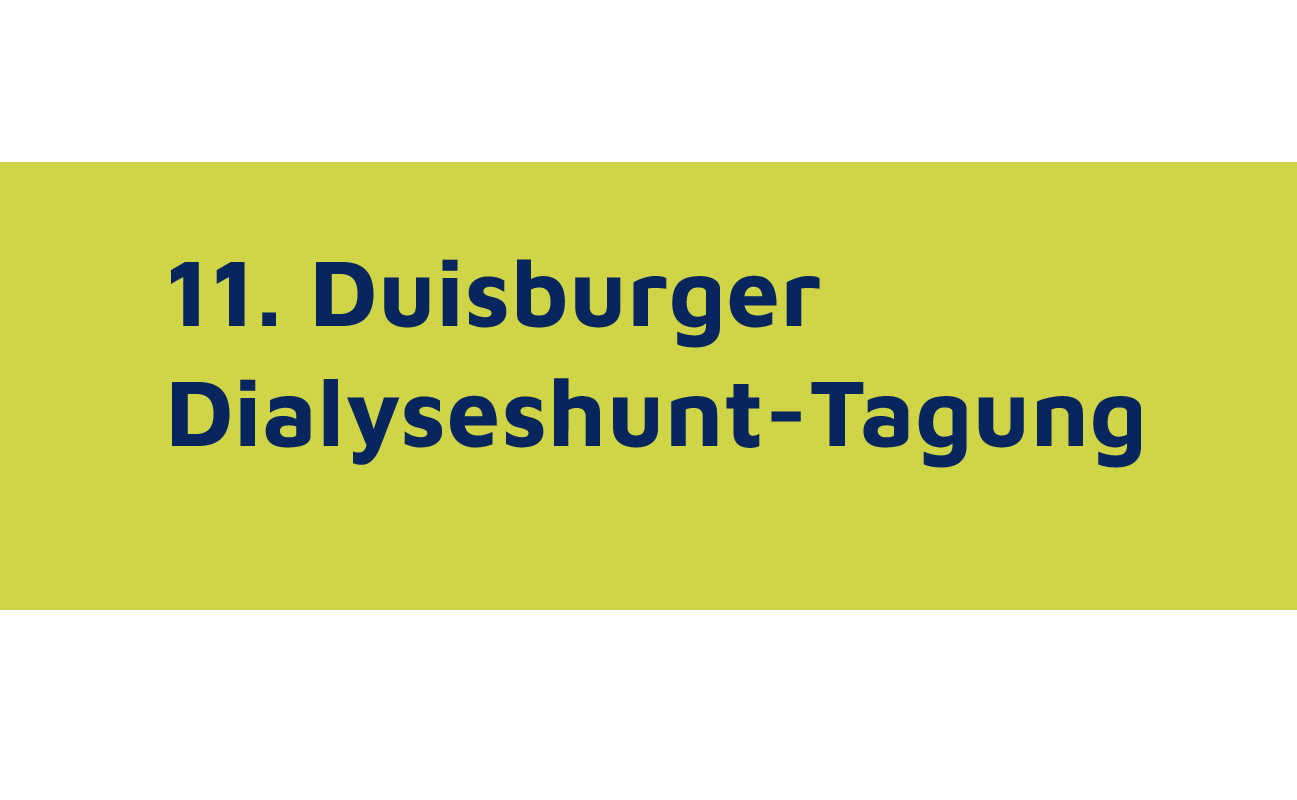 Medikit Europe auf der 11. Duisburger Dialyseshunt-Tagung