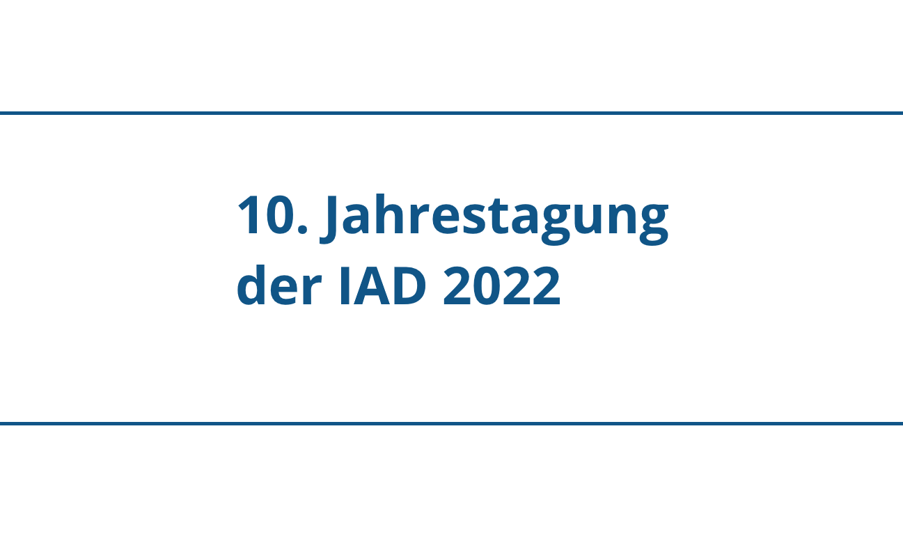 Medikit Europe auf der 10. Jahrestagung der IAD 2022 in Weimar